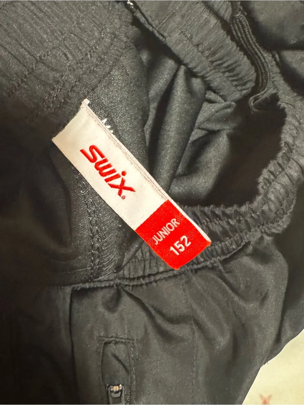 SWIX Kids Junior Cross Country Ski Pants Size 152 Black